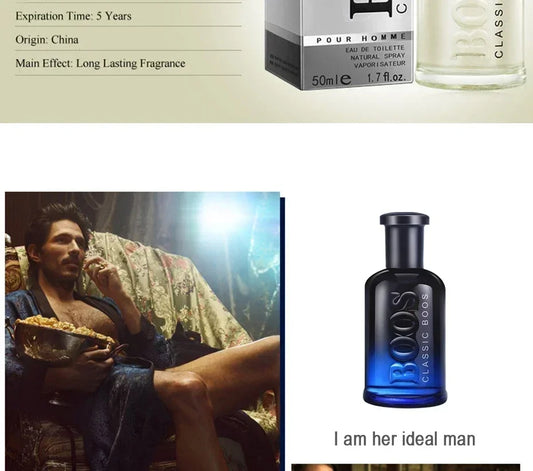 Perfume Atomizer Fresh Temptation Gentleman Parfum Male Fragrance Cologne