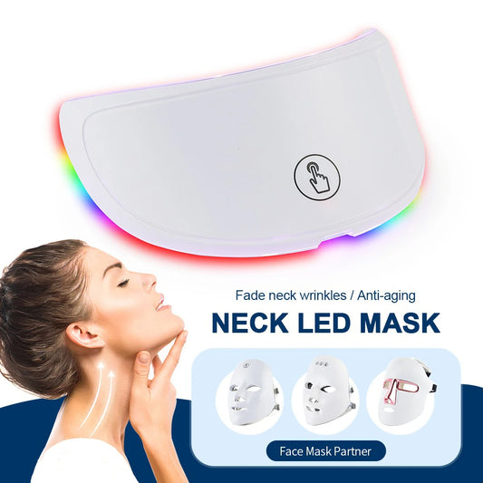 LED Face Beauty Machine 7 Colors Photon Facial Neck Skin